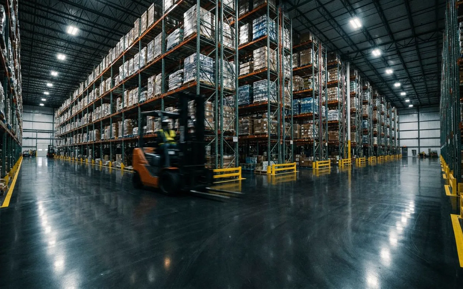 Illustrative commercial floor setting; not a verified company project